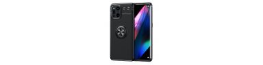 Coque Oppo Find X3 Pro silicone avec support rotatif