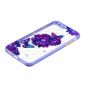 Coque iPhone 8 Plus / 7 Plus fleurs et papillons violets