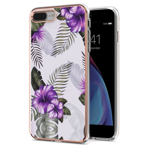 Coque iPhone 8 Plus / 7 Plus Fleurs Exotiques