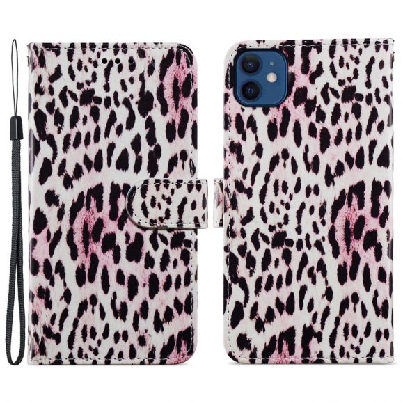 Housse iPhone 12 mini Motif Leopard