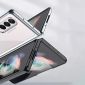 Coque Samsung Galaxy Z Fold3 5G Transparent Rebords Colorés