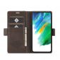 Housse Samsung Galaxy S21 FE LC.IMEEKE Folio effet cuir