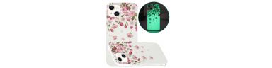 Coque iPhone 13 Fluorescente Fleurs