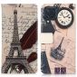 Housse Samsung Galaxy M32 Tour Eiffel et lettre