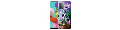 Coque Samsung Galaxy A52, A52 5G et A52s 5G Chrysanthemum