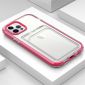 Coque iPhone 13 mini Transparent Porte Carte Rebords couleurs