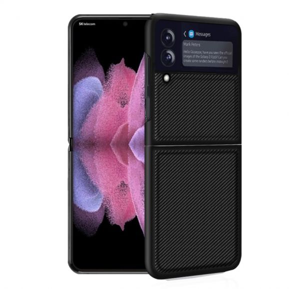 Coque Samsung Galaxy Z Flip3 5G Ultra mince Fibre Carbone