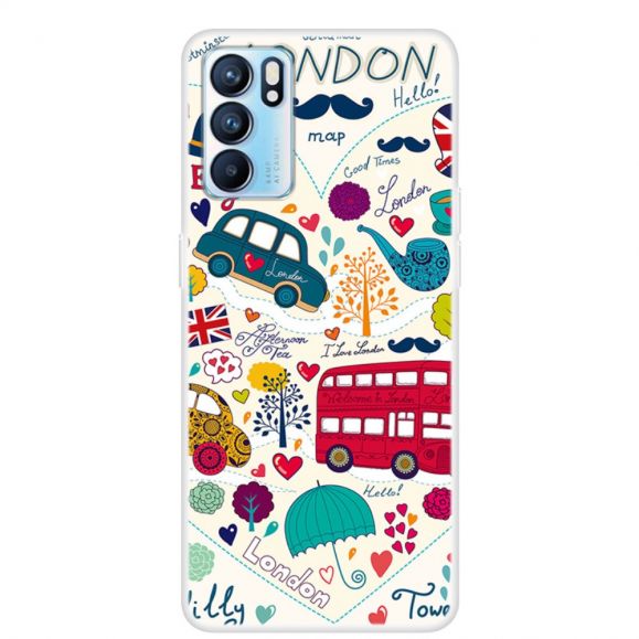 Coque Oppo Reno 6 5G Illustration Londres