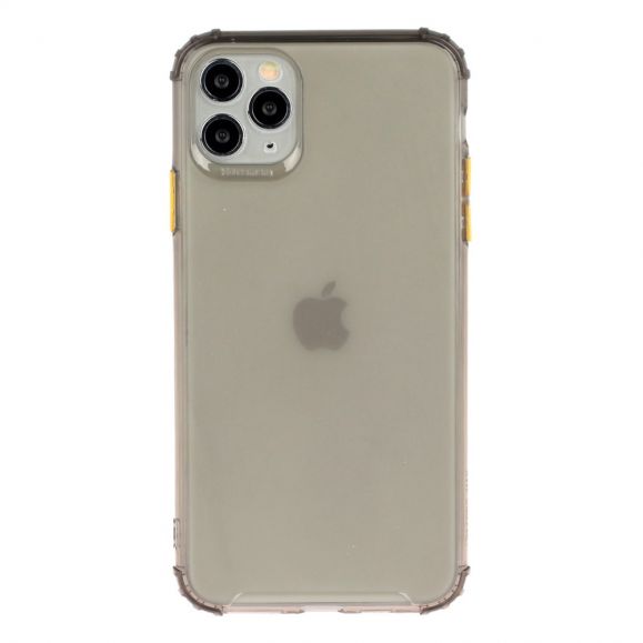 Coque  iPhone 13 Pro Max semi transparent avec boutons couleurs