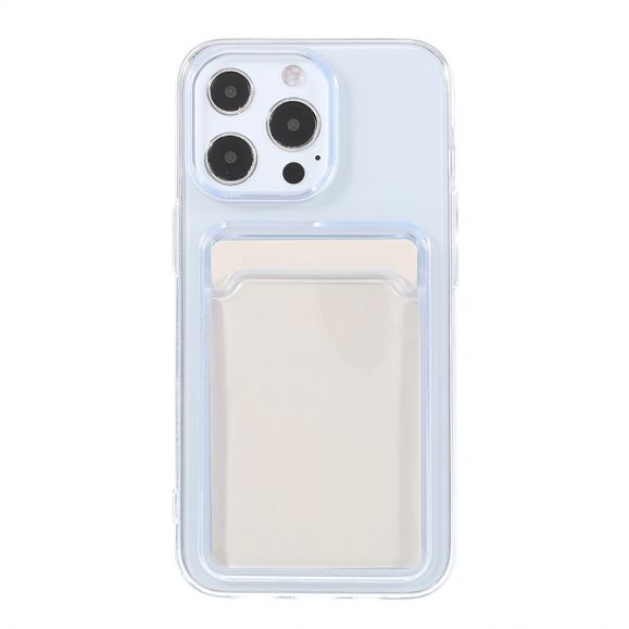 Coque iPhone 13 Pro Max antichoc avec porte-cartes (transparente) - Coque -telephone.fr