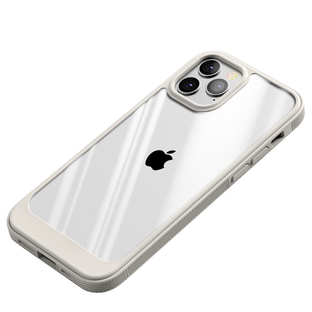 Coque Translucide avec Contour en Métal pour iPhone 13 Pro Couleur Pin