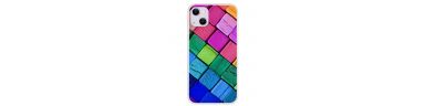 Coque iPhone 13 Blocs Colorés