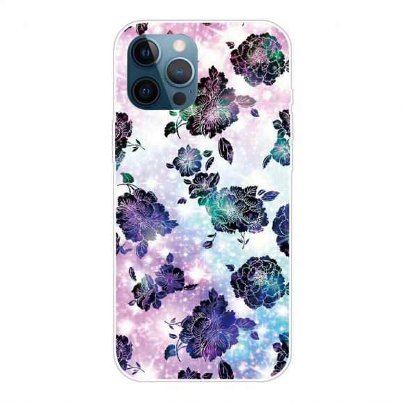 Coque iPhone 13 Pro Max Purple Flowers