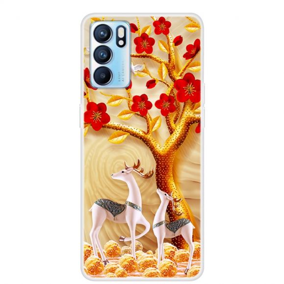 Coque Oppo Reno 6 5G Cerf sika