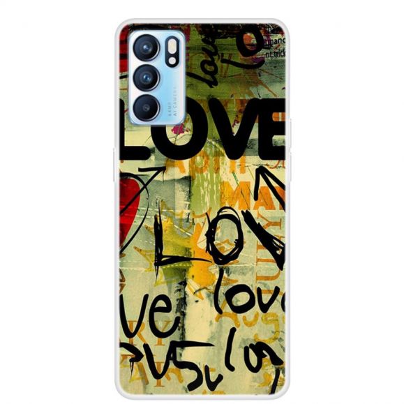 Coque Oppo Reno 6 Pro 5G Love Love Love