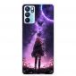 Coque Oppo Reno 6 5G Illustration fille pleine lune