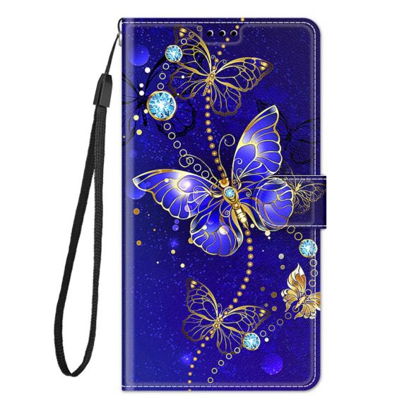 Housse Xiaomi Redmi Note 10 / Note 10s Papillon violet