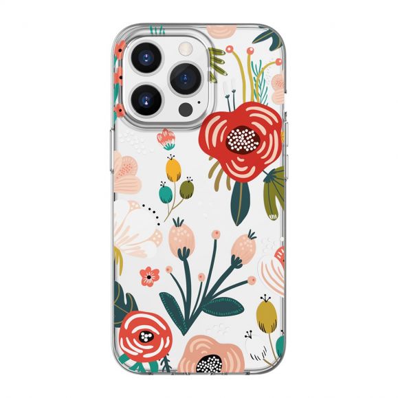 Coque iPhone 13 Pro MUTURAL fleurs