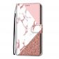 Housse iPhone 13 Pro Max marbre paillettes