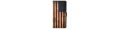 Housse Motorola Edge 20 Pro Drapeau Américain Vintage