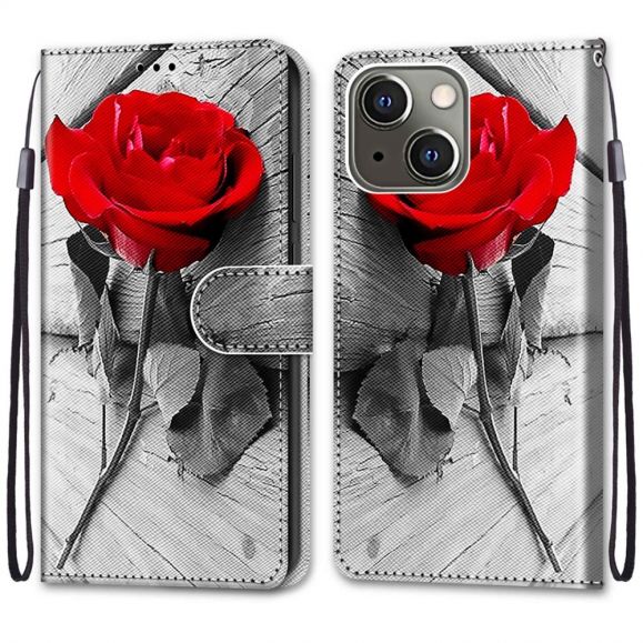 Housse iPhone 13 mini Rose rouge