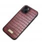 Coque iPhone 13 mini SULADA Croco Effet Cuir