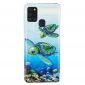 Coque Samsung Galaxy A21s Fluorescente Tortues