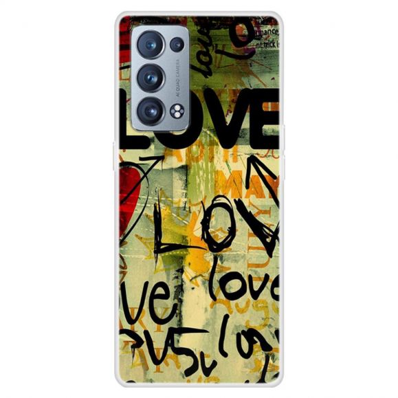 Coque Oppo Reno 6 Pro 5G Love Love Love