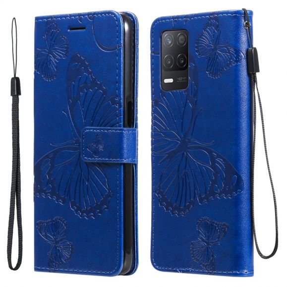 Housse Realme 8 5G Papillons fonction support