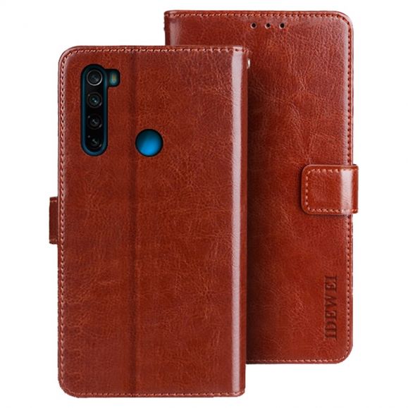 Housse Xiaomi Redmi Note 8 2021 / 2019 IDEWEI Folio Effet Cuir