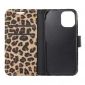 Housse iPhone 13 steel léopard