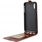Housse iPhone XS Max simili cuir avec rabat vertical