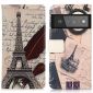 Housse Google Pixel 6 Pro Tour Eiffel et lettre