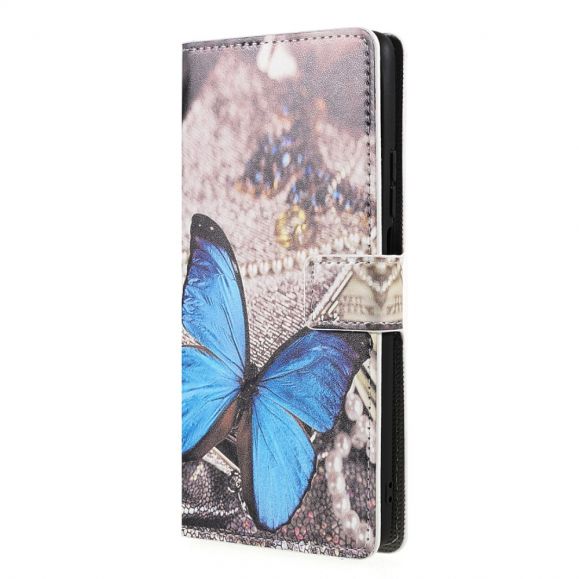 Housse Xiaomi 11T / 11T Pro Papillon Bleu