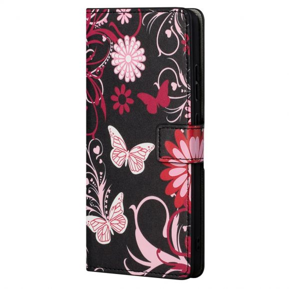 Housse Xiaomi Poco M4 Pro 5G Papillons et fleurs