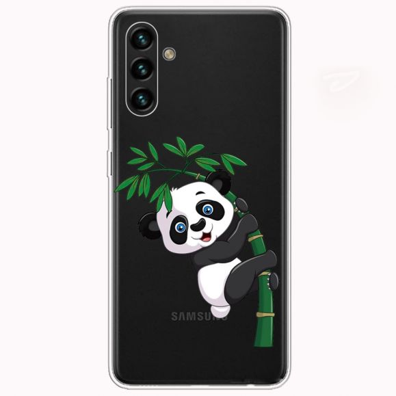 Coque Samsung Galaxy A13 5G Panda sur bambou