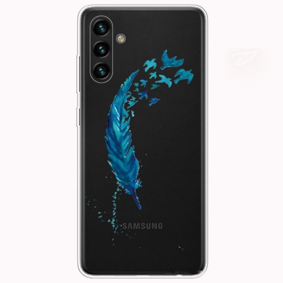 Coque Samsung Galaxy A13 5G Plume et Oiseaux