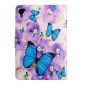 Housse iPad mini 6 (2021) fleurs et papillons