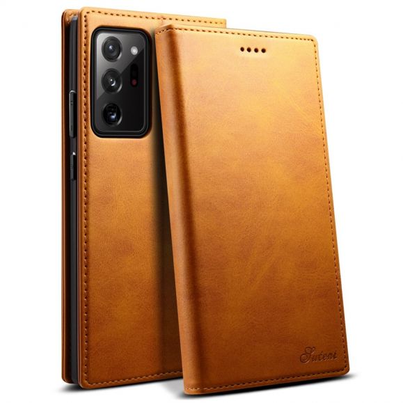Samsung Galaxy Note 20 Ultra - Housse folio flip style cuir