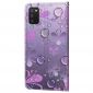 Housse Samsung Galaxy A03s Illustration fleurs violettes