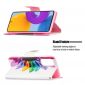 Housse Samsung Galaxy M52 5G pétales colorés