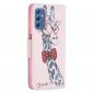 Housse Samsung Galaxy M52 5G girafe avec lunettes