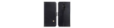 Housse Sony Xperia Pro-I Rabat simili cuir avec rivet