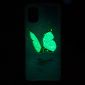 Coque Xiaomi Redmi 10 Luminous papillon bleu