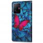 Housse Xiaomi 11T / 11T Pro Papillons bleus et rose