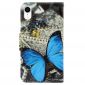 Housse iPhone XR Papillon Bleu