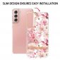 Coque Samsung Galaxy S21 5G Gardénia fleur rose