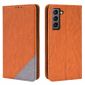 Housse Samsung Galaxy S21 FE 5G flip cover simili cuir rétro