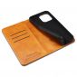 Housse iPhone 13 Pro Max folio flip style cuir