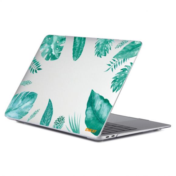 Coque MacBook Pro 16" 2021 feuilles vertes